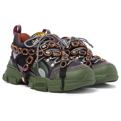 gucci flashtrek sneakers sega green|Gucci flashtrek sneakers price.